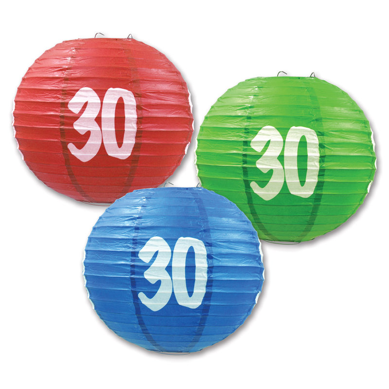 Lanternes en papier "30"