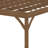Outsunny 10' x 12' Outdoor Pergola, Wood Gazebo Grape Trellis with Concrete Anchors for Climbing Plant Support at Garden, Patio, Backyard, Deck, Brown-98232437-98232438