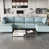 Chenille bleu antique est en rupture de stock