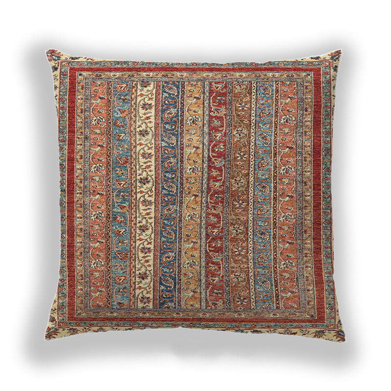 Coussin décoratif abstrait 2373, Microsuède