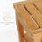 Long Bamboo Shower Bench Seat, 20" Wooden Spa Shower Stool With Underneath Storage Shelf Shoe