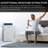 Whynter 14000 BTU Inverter Dual Hose Portable Air Conditioner for 600 sq. ft. with Smart Wi-Fi