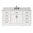 Tidworth 66'' Solid Wood Single Bathroom Vanity with 1.5'' Carrara Marble Top-91360833-119088805