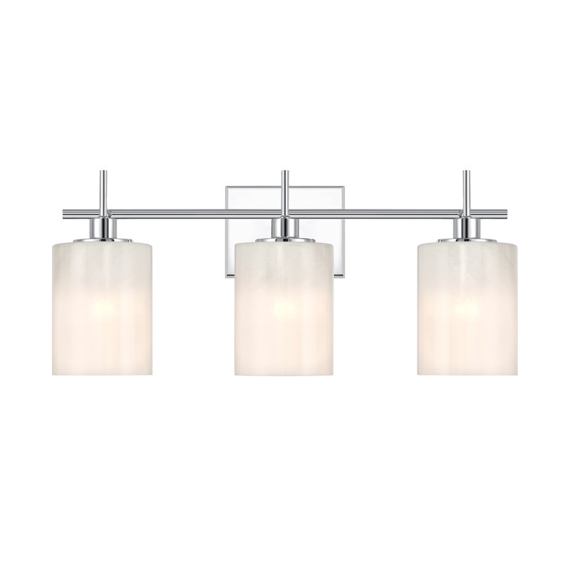 Éclairage pour salle de bain 3 lumières Ember en chrome, Chrome