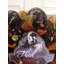 Halloween Wreath with Spooky Raven