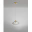 1 - Light Gold Shaded Pendant