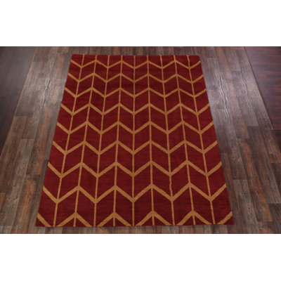 Bunceton Wool Geometric Indoor Rug