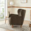 Fauteuil club rembourré à oreilles