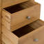 Censu Oak 5 Drawer Narrow Chest