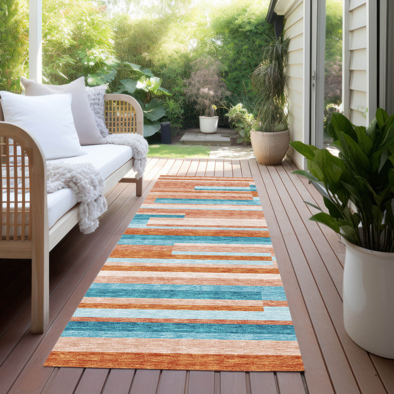  Chayden Area Rug with Non-Slip Backing, Runner 2'3" x 7'6"
