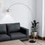 Lampe sur pied arquée 75,6 po Eckehard-973476220