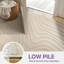 Tapis d'intérieur beige texturé lavable antidérapant doux-1786312516-1790003853