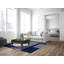 Tapis bleu marine / argenté Reon-1891518736