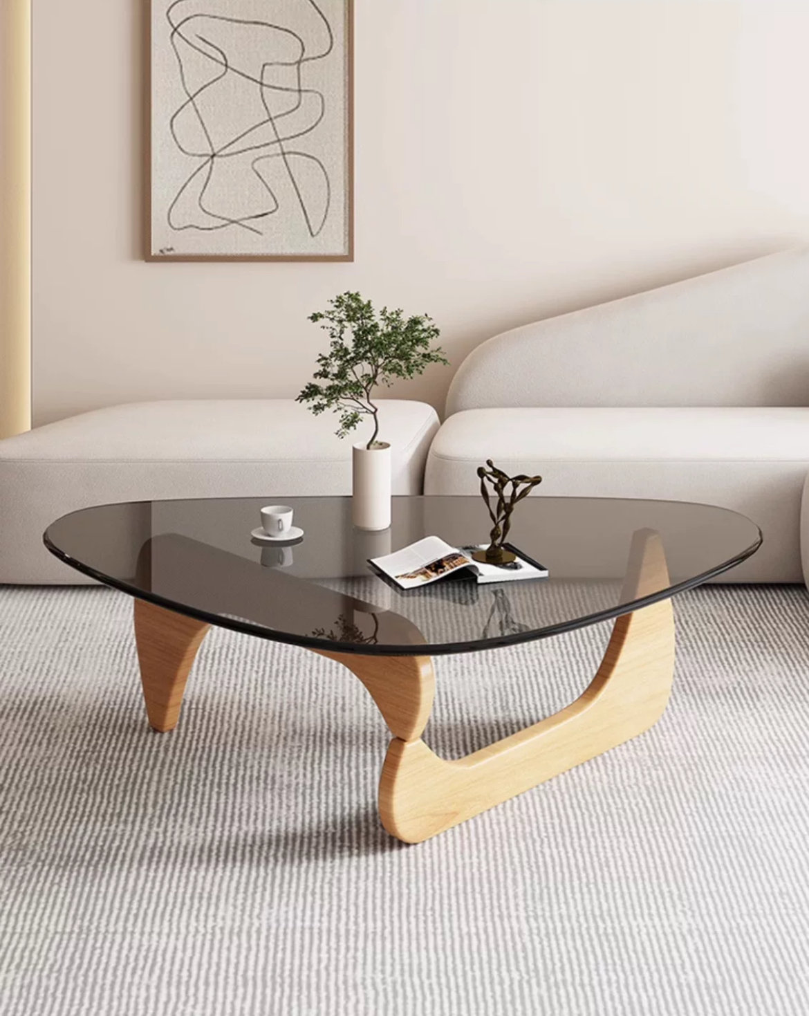 Wrought Studio Holderman Glass Top Single Coffee Table | Wayfair