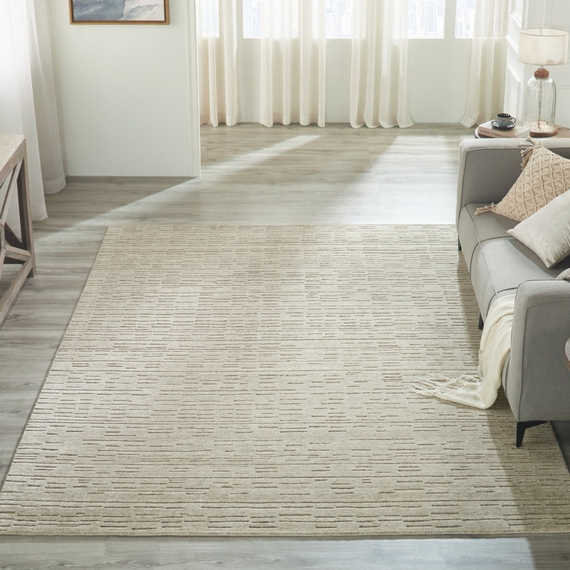 Tapis en laine Luxe, Rectangulaire 2 pi x 3 pi, Ivoire/beige