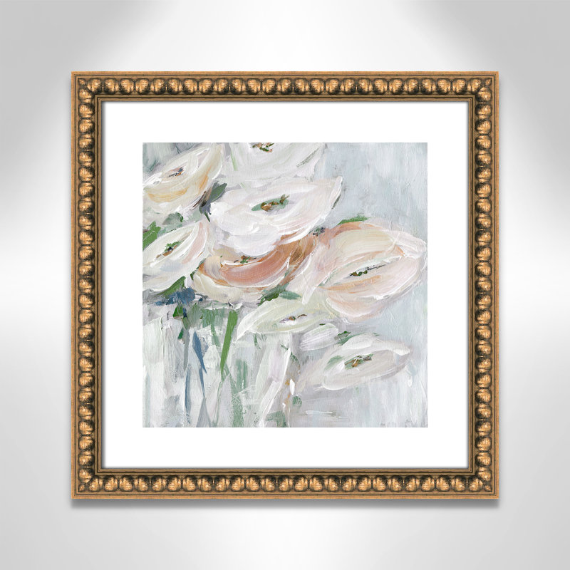 Impeccable " Impeccable " by Susan Pepe, Gold Bead Framed Paper, 18.25" H x 18.25" W x 1.13" D