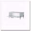 Table basse blanche avec porte rabattable-156811352