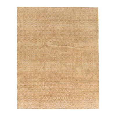 Vivace Wool Geometric Area Rug in Beige/Neutral