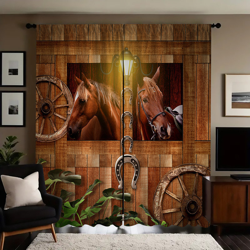 ROD POCKET CURTAIN, 51" W x 63" L