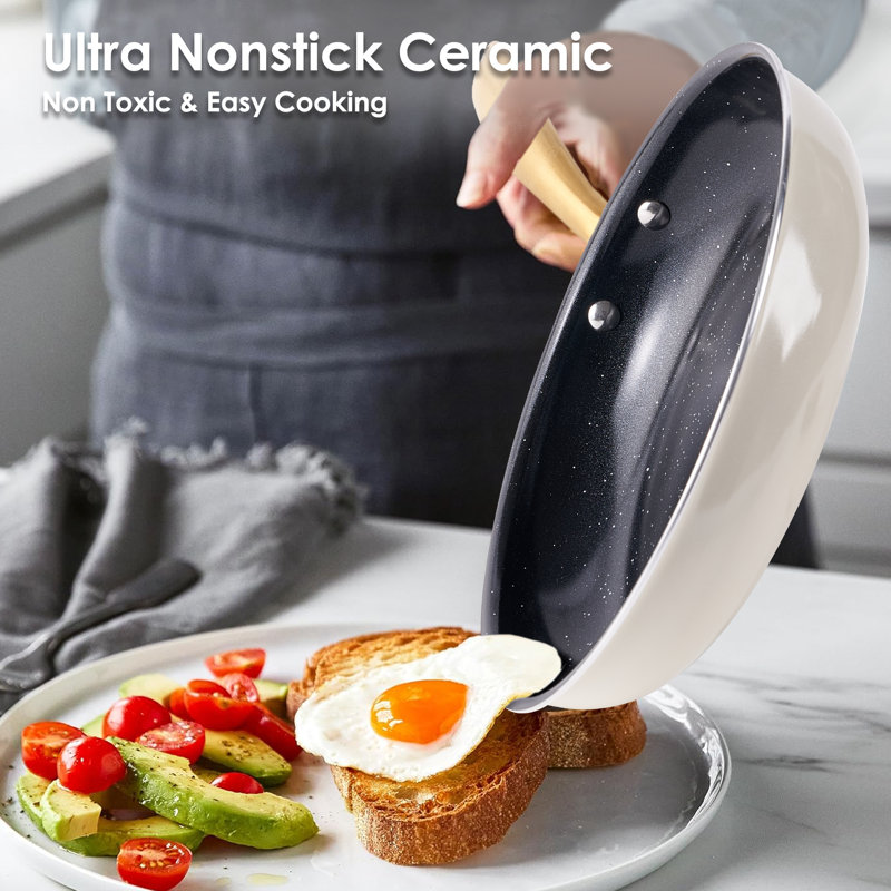 UKWF002 16 - Piece Non-Stick Ceramic Cookware Set
