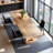 Modern solid wood lounge table, rectangular bar table-119343828