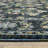 Adela Bordered Floral Traditional Blue/Multi Area Rug-2102394637