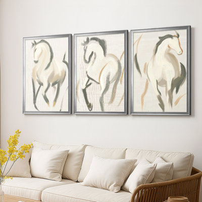 ANIMALS Series CECLxX - Toile tendue avec châssis sur mesure - 3 pièces