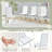 Rita 7-Piece Modern 75" Rectangular Tempered Glass Dining Set-128838157-128838158-128838162
