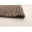Tapis noir / brun en laine noué à la main de conception unique 4 pi 7 po x 6 pi 7 po New Age Gwerfyl