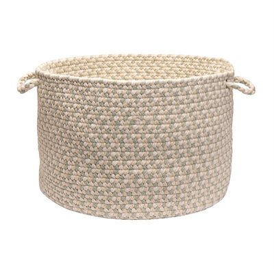 Elmwood Wool Blend Storage Basket