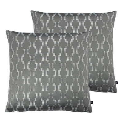 Geometric Square Cushion