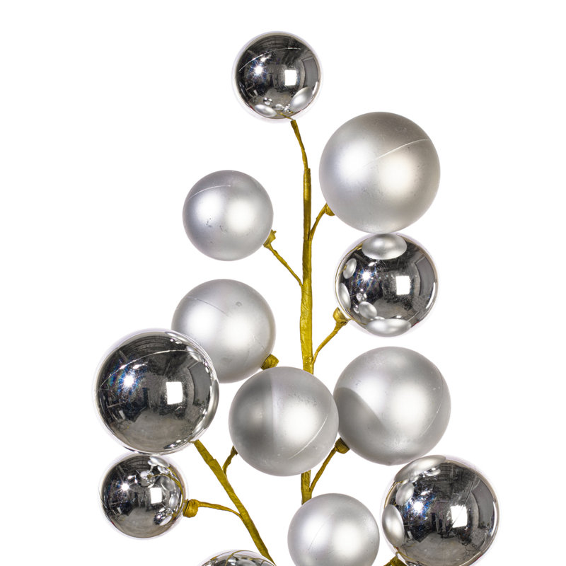  Vaporisateur d'ornement 30 po., Argent argent