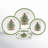 Spode Christmas Tree 5 Piece Place Setting, Service for 1