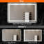 Miroir de salle de bain à DEL avec lumières, miroir de salle de bain intelligent antibuée à intensité variable-376822046