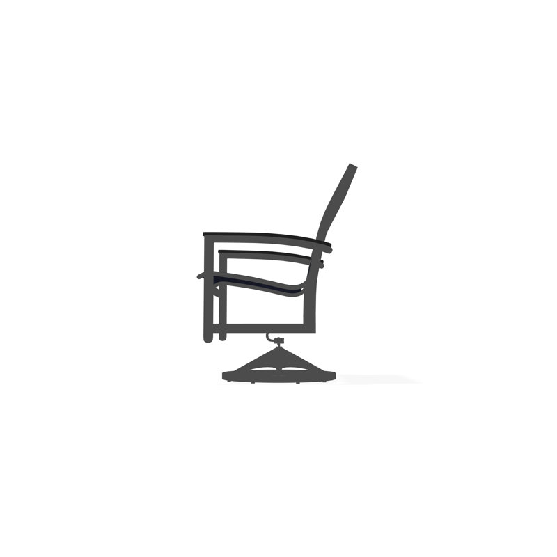 Bazza Outdoor Dining Chair, Collect Indigo, Graphite
