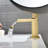 Single Hole Bathroom Faucet With Drain Assembly Waterfall Bathroom Sink Faucets Modern Single Handle Stainless Steel Bathroom Basin Mixer Taps With Deck Plate-108645626