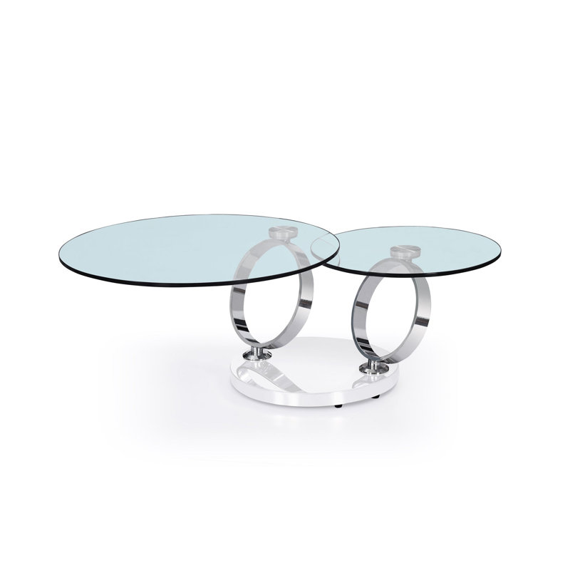 Table basse ronde abstraite Normant