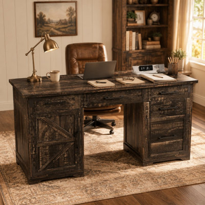 Bureau de direction 55 po Farmhouse