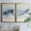 Summer Rain I - ensemble de 2 reproductions d'art sur toile encadrées-61455558-61455563