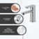 Morden Single-handle Bathroom Faucet with Drain Assembly