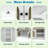 Multi-Functional Wardrobe With Shoe Rack & Hooks – Curved Design, Scandinavian Style, For Entryway Or Living Room-580195349