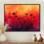 Danse d'automne d'Alger, coucher de soleil, coquelicots V - coquelicots, art mural-291406562-529098814-291406567