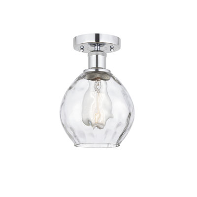 Oceanne Glass Semi Flush Mount