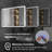 Mickenna 48'' W 36'' H Frameless Medicine Cabinet with Mirror and 6 Shelves