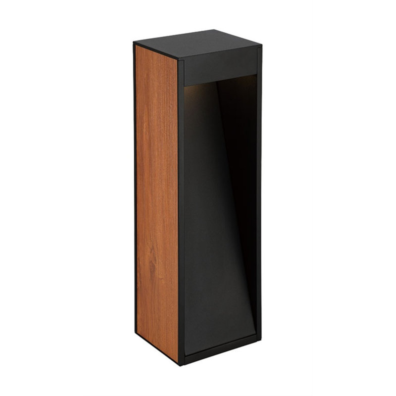 Borne lumineuse métallique câblée, 24"
