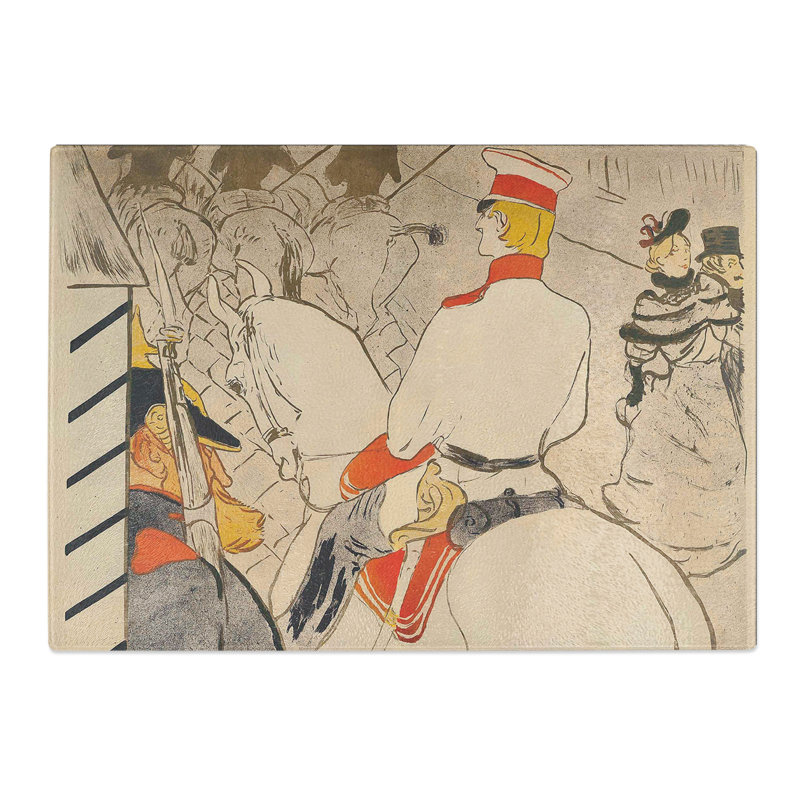 Babylone D'allemagne by Henri De Toulouse-Lautrec Chopping Board, 0.4cm H x 20cm W x 29cm L