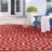 Herefordshire Performance Geometric Indoor/Outdoor Area Rug-403054400