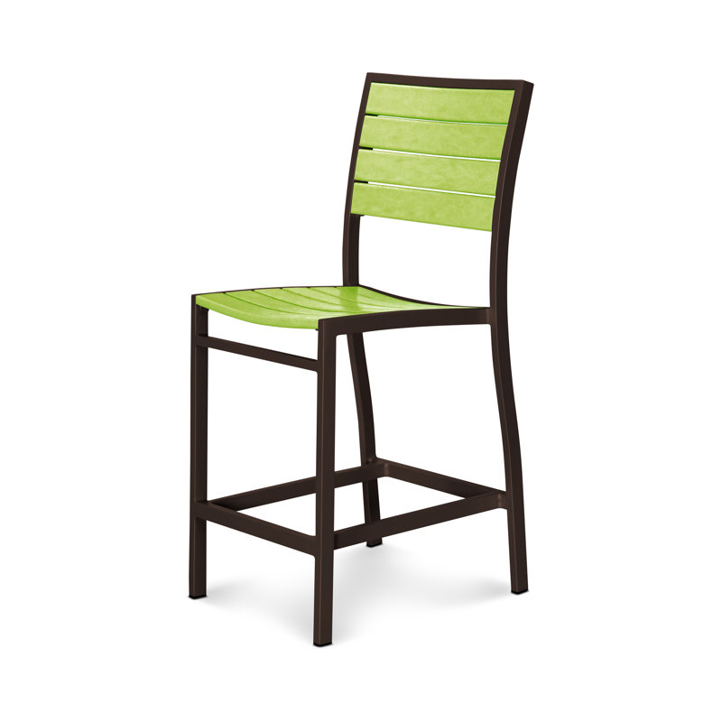 Chaise d'appoint de bureau POLYWOOD, Limette, Bronze texturé