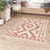 Lyn Machine Woven Pink Rug