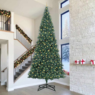 16.4' H Lighted Artificial Christmas Tree